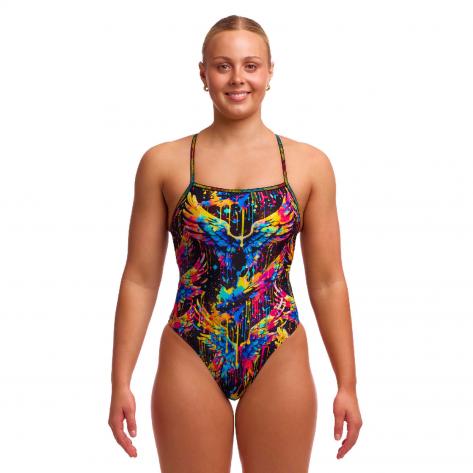 Funkita Damen Badeanzug Strapped In One Piece FKS034L 