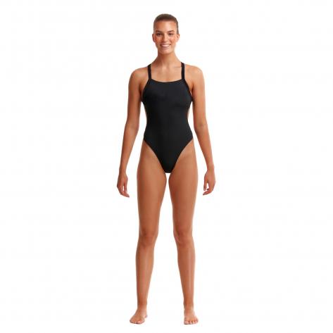 Funkita Damen Badeanzug Brace Free One Piece FKS051L-00470 36 Still Black | 36