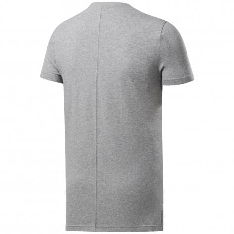Reebok Herren T-Shirt TE Melange SS Tee FN0891 S Medium Grey Heather | S