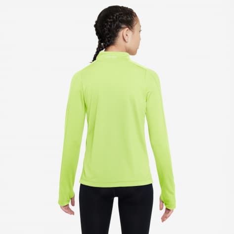 Nike Mädchen Pro Shirt 1/2 Zip Dri-FIT Longsleeve FN9025 