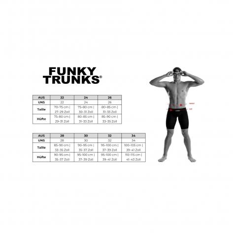 Funky Trunks Herren Wettkampf-Badehose Apex Viper Jammers FTP618M 