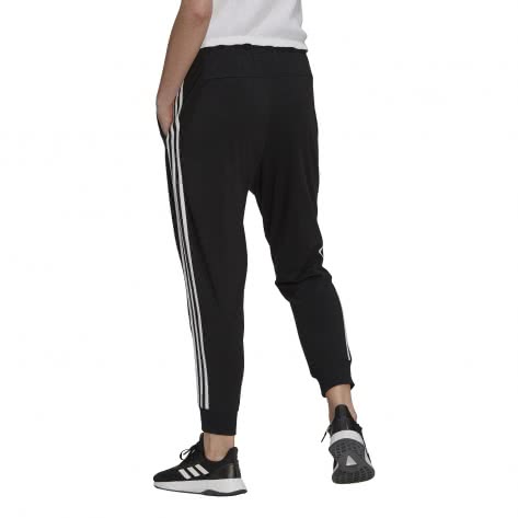 adidas Damen Trainingshose ESSENTIALS 3-STRIPES 7/8 GR9604 M Black/White | M