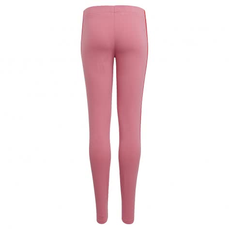 adidas Mädchen Leggings Essentials 3 Stripes GS4307 164 Medium Grey Heather/Clear Pink | 164