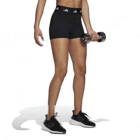 adidas Damen Tights Techfit kurze Tight HF6683 XL 4 Black | XL 4