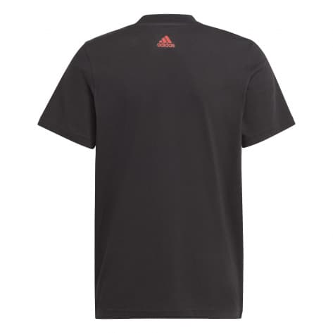 adidas Kinder T-Shirt U BL 2 TEE HR6369 128 Black | 128