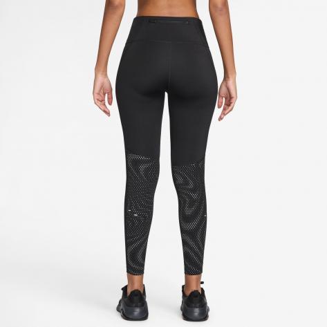 Nike Damen Tight DF Tempo HR 7/8 Tight HV3749-010 S Black/Reflective Silver | S