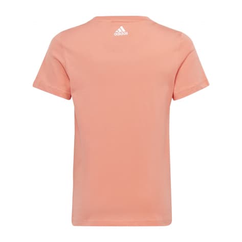 adidas Mädchen T-Shirt Essentials Linear Logo Cotton 