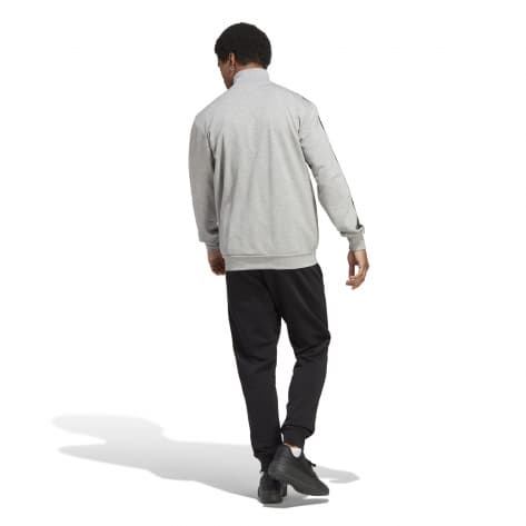 adidas Herren Trainingsanzug Sportswear Basic 3S French Terry IC6748 XXL Medium Grey Heather/Black | XXL