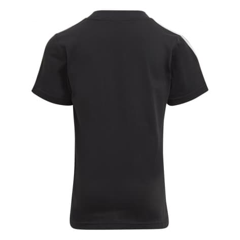 adidas Kinder T-Shirt Essentials 3S Cotton Tee IC9135 104 Black/White | 104