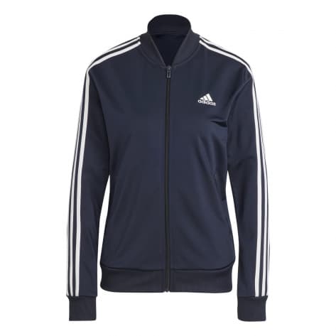 adidas Damen Trainingsanzug Essentials 3-Stripes Tracksuit IJ8782 XS Legend Ink/White | XS
