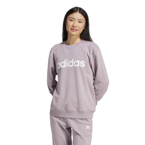 adidas Damen Pullover Essentials Linear French Terry 