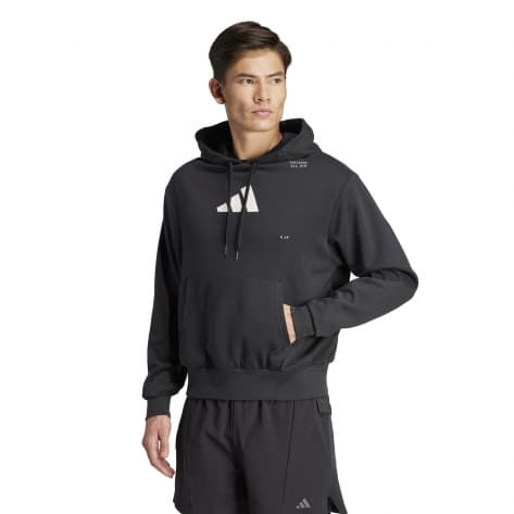 adidas Herren Kapuzenpullover All-Gym Category Pump Cover Hoodie IS2355 XXXS Black | XXXS