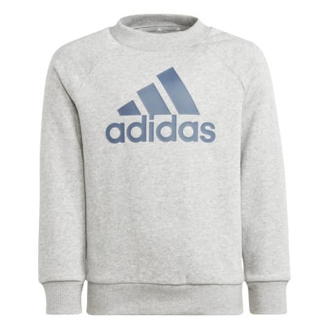 adidas Kinder Jogginganzug Essentials Logo Fleece Jogger IS2475 116 Medium Grey Heather/Prloin | 116