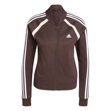 adidas Damen Trainingsanzug W TEAMSPORT TS IX1108 L Shadow Brown/White | L