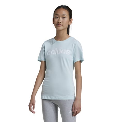 adidas Mädchen T-Shirt Essentials Linear Logo Cotton 