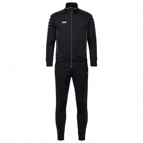 Jako Herren Polyesteranzug Brasil C9192-08 L Schwarz | L