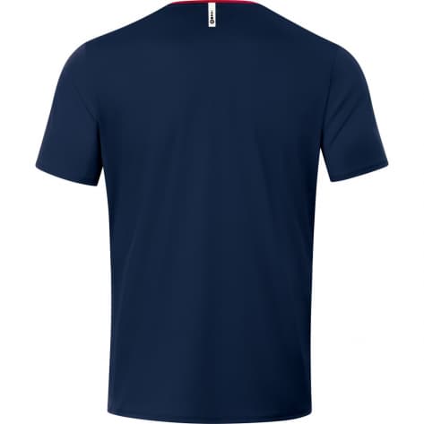 Jako Herren T-Shirt Champ 2.0 6120-91 L Marine/Chili Rot | L