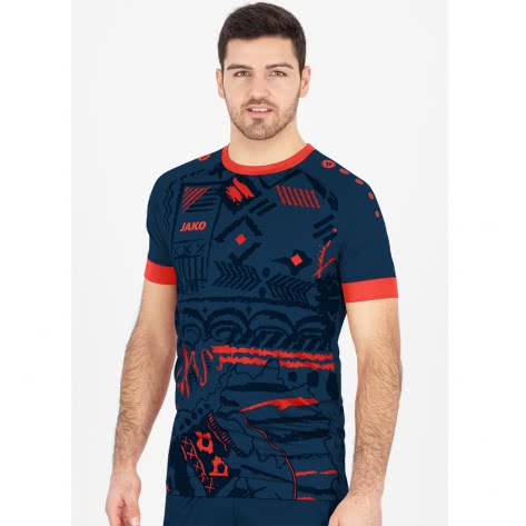 Jako Herren Trikot Tropicana 4211-932 M Navy/Flame | M