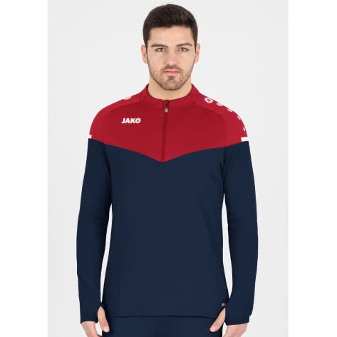 Jako Herren Ziptop Champ 2.0 8620-91 XXXL Marine/Chili Rot | XXXL