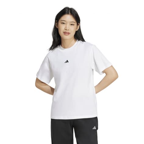 adidas Damen T-Shirt Small Logo Cotton Tee 