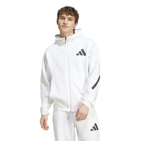 adidas Herren Kapuzenjacke Z.N.E. Zip-Hoodie JF2443 M White | M