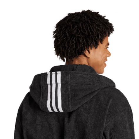 adidas Unisex Bademantel BATHROBE HOODED JH3399 L Black | L