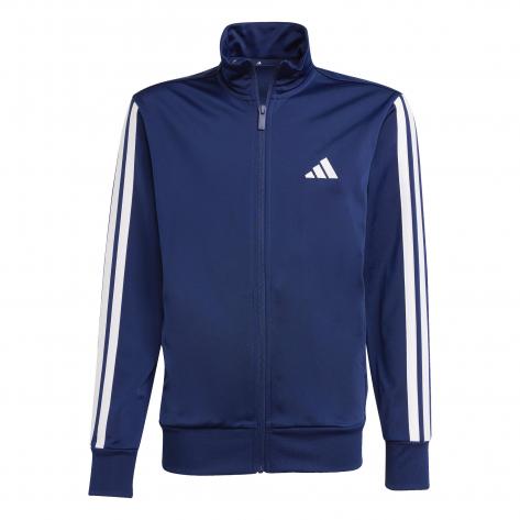adidas Kinder Trainingsanzug J 3S TR TS 205 JL6890 164 Dark Blue/White | 164