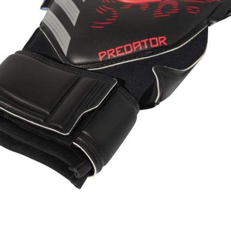 adidas Herren Torwarthandschuhe Predator Match Fingersave JM6828 9 Black/Black/Lucred | 9