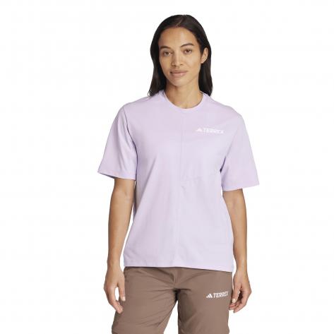 adidas TERREX Damen T-Shirt Multi Climacool Tee JN3890 XS Powder Plum | XS