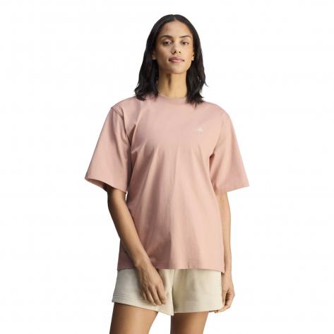 adidas Damen T-Shirt Stella McCartney Loose Tee JZ0696 XL Brown Mauve | XL