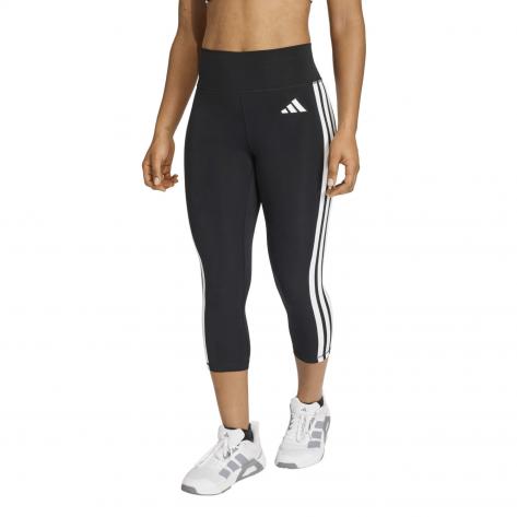 adidas Damen 3/4 Tight Optime Essentials Workout 3-Streifen 