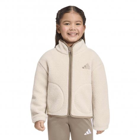 adidas Kinder Jacke Alpaca Sherpa Jacket KH0191 122 Crystal Linen | 122