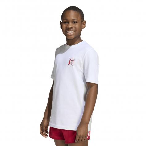 adidas Kinder T-Shirt Loose Tee KH0721 152 White | 152