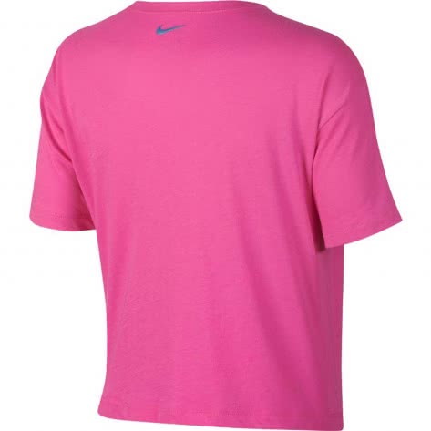 Nike Damen Laufshirt Miller AQ5177-686 M Laser Fuchsia-Indigo Storm | M