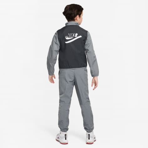 Nike Kinder Trainingsanzug Sportswear Tracksuit FD3058-084 147-158 Smoke Grey/Anthracite/Wht | 147-158