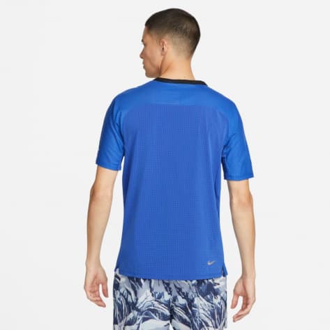 Nike Herren Laufshirt Dri-FIT Trail Running DV9305-405 L Game Royal/Citron Pulse | L