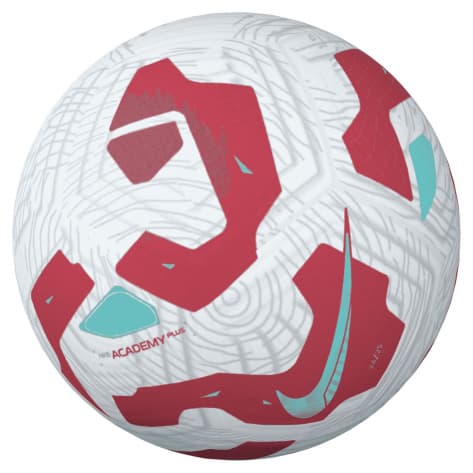 Nike Fussball Academy Plus Soccer Ball FZ2632-101 5 White/Ember Glow/Aurora Green | 5