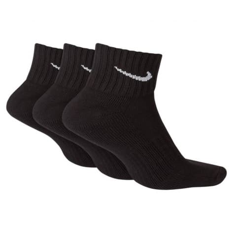Nike Unisex Sportsocken Everyday Cushion Ankle 3PR SX4926-001 46-50 Black/White | 46-50