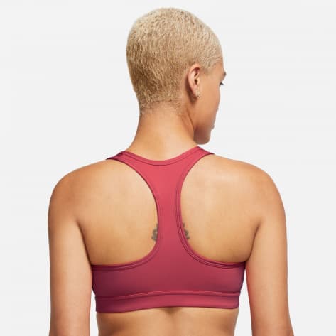 Nike Damen Sport BH Swoosh Medium Support DX6821-648 XL LT Fusion/Red/White | XL