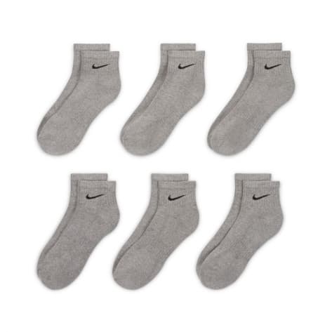 Nike Unisex Socken Everyday Cushioned Ankle Socks (6 Pairs) SX7669-010 34-38 