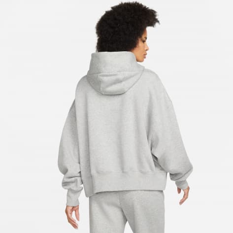 Nike Damen Kapuzenpullover Phoenix Fleece DQ5858-063 M DK Grey Heather/Sail | M