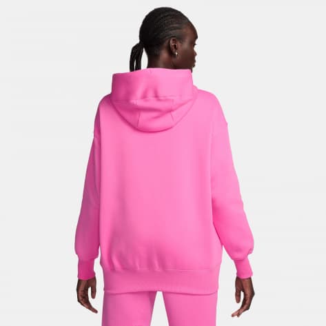 Nike Damen Kapuzenpullover Phoenix Fleece Oversized Pullover DQ5860-675 XS Playful Pink/Black | XS