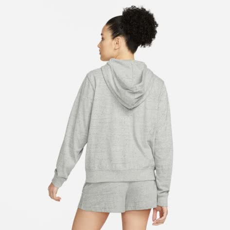Nike Damen Sweatjacke Gym Vintage Zip Hoodie DM6386-063 S Dk Grey Heather | S