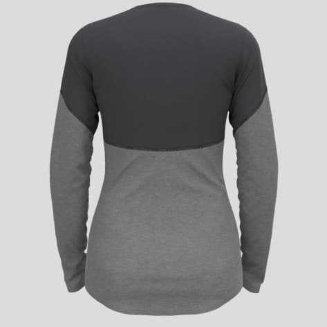 Odlo Damen Pullover BL Top crew neck l/s Revelstoke 111141-10734 M Dark Grey Melange | M