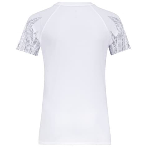 Odlo Damen Laufshirt Crew Neck s/s Essential Print Shirt 313751-10000 S White | S