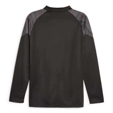 Puma Herren Trainingstop Borussia Dortmund 1/4-Zip Top w/ sponsor 771824-12 XL Puma Black-Puma Silver | XL