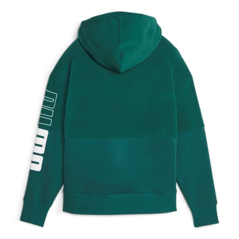 Puma Damen Kapuzenpullover POWER Colorblock High-Neck 676026-43 XL Malachite | XL