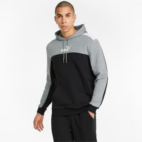 Puma Herren Kapuzenpullover ESS+ Block Hoodie 847428-01 M Puma Black | M