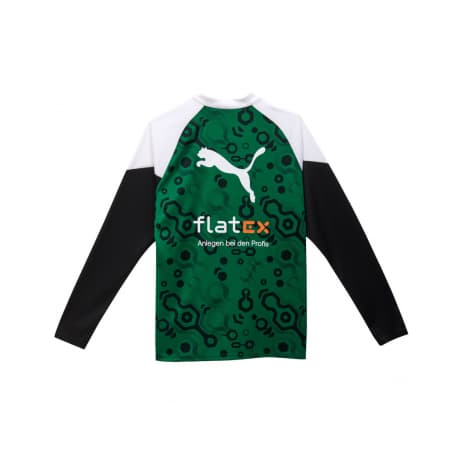 Puma Herren BMG Training Borussia Mönchengladbach Sweatshirt 931892-09 L Power Green-PUMA Black | L