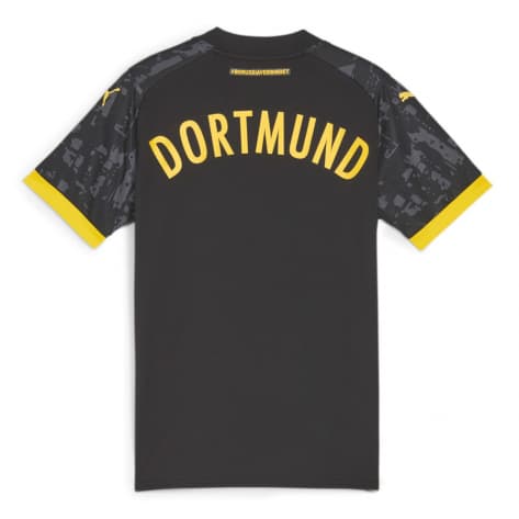 Puma Kinder Borussia Dortmund Away Trikot 2023/24 770615-02 128 Puma Black-Cyber Yellow | 128